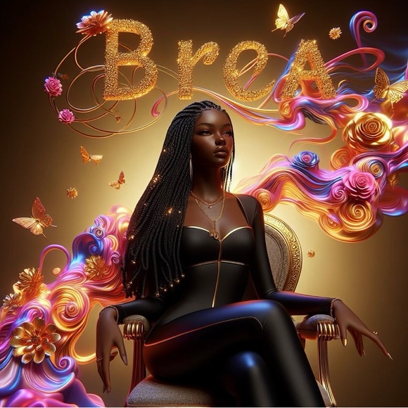 Name art long sleeve tees, send your name and I will put beautiful art behind it - Picture 6 of 7